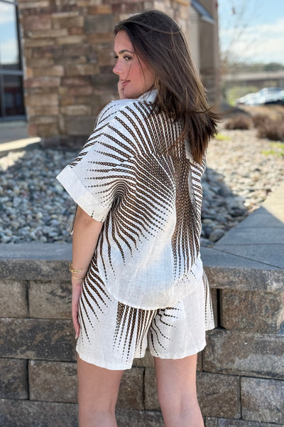 Isla Printed Button Down