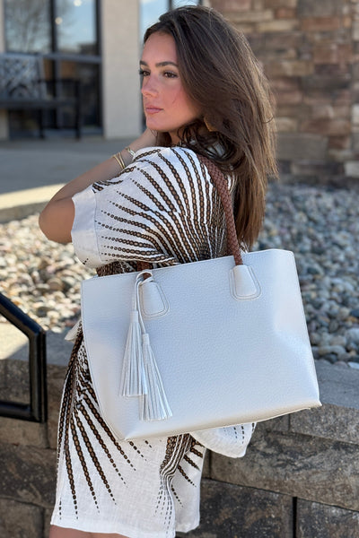 Carsyn Faux Leather Tote