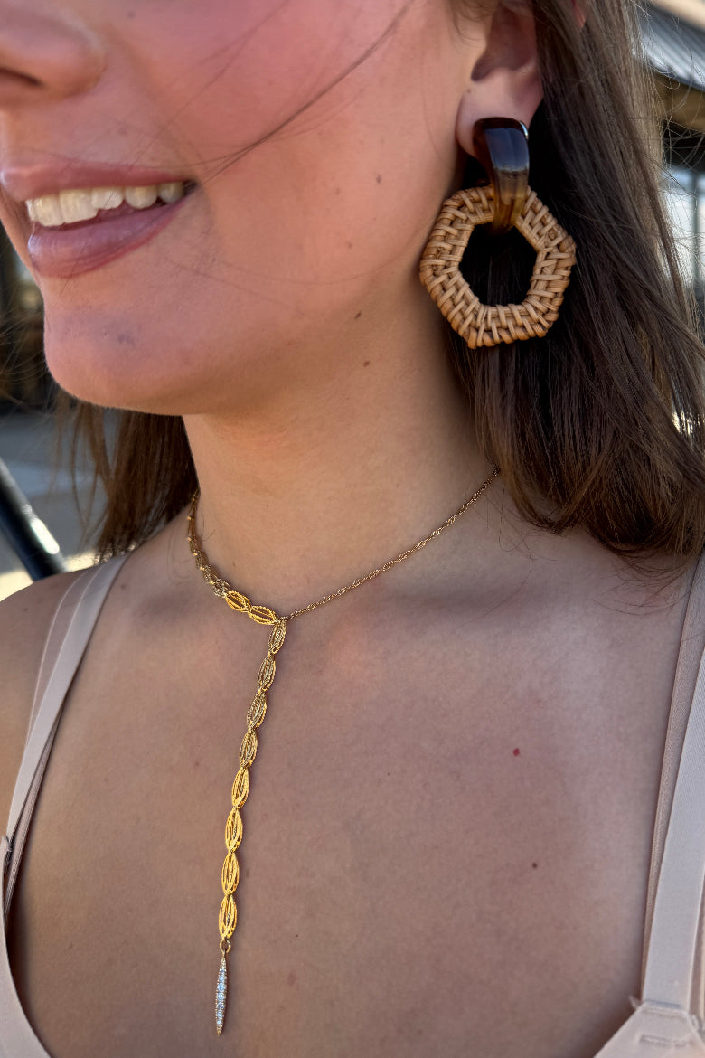 .Bronx Lariat Necklace