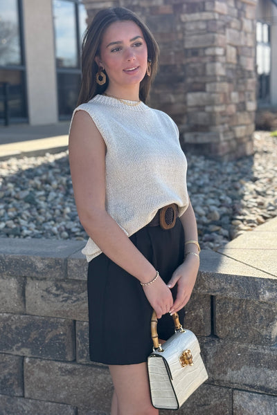 Mia Italian Sweater, Tan