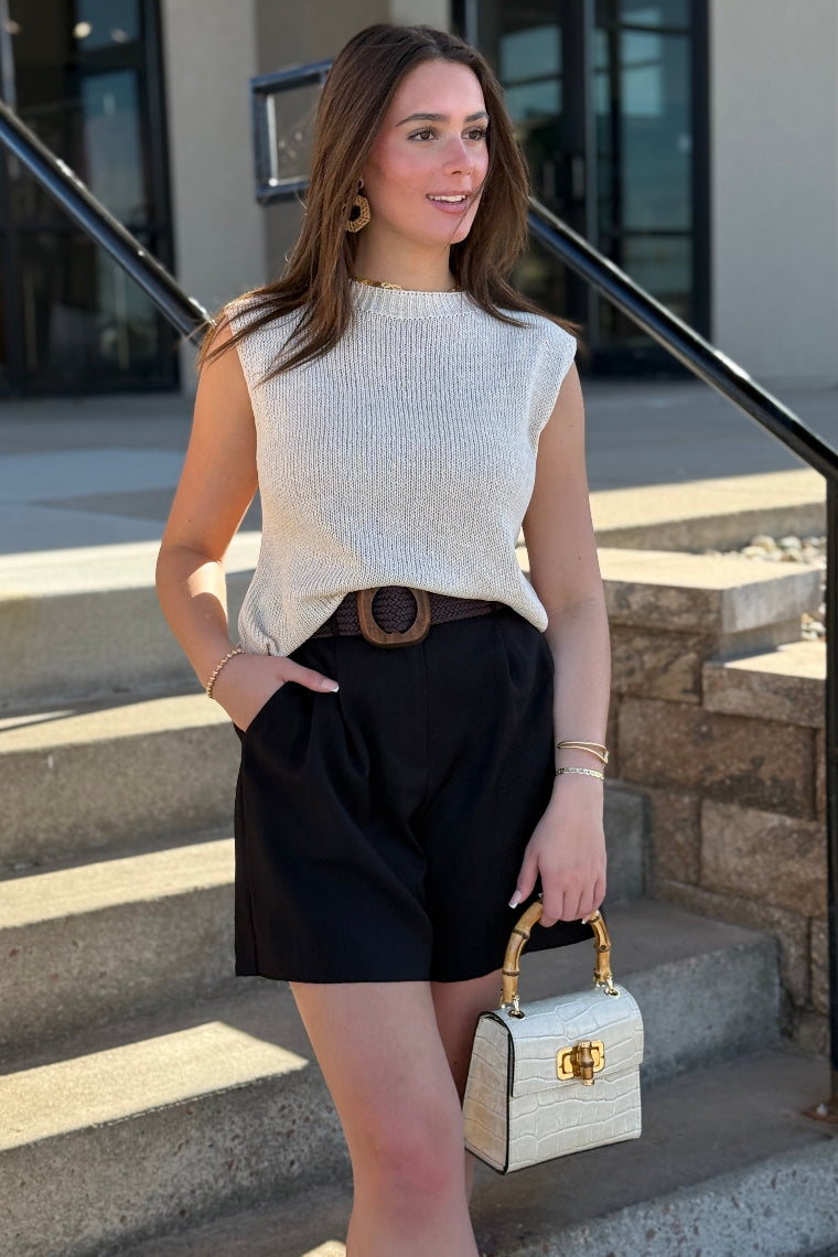 Mia Italian Sweater, Tan