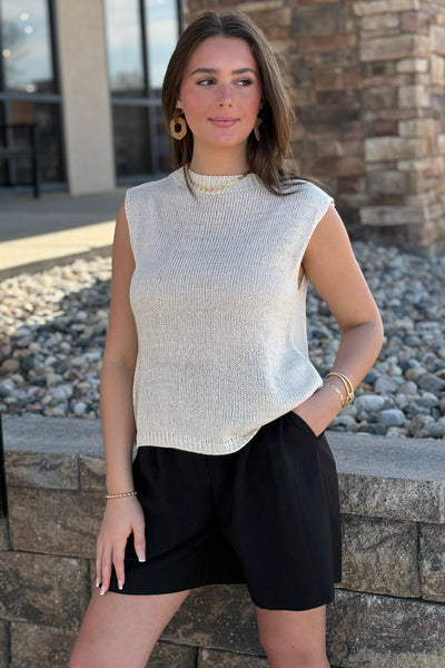 Mia Italian Sweater, Tan