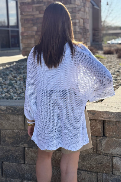 Calypso Loose Fit Open Knit Sweater