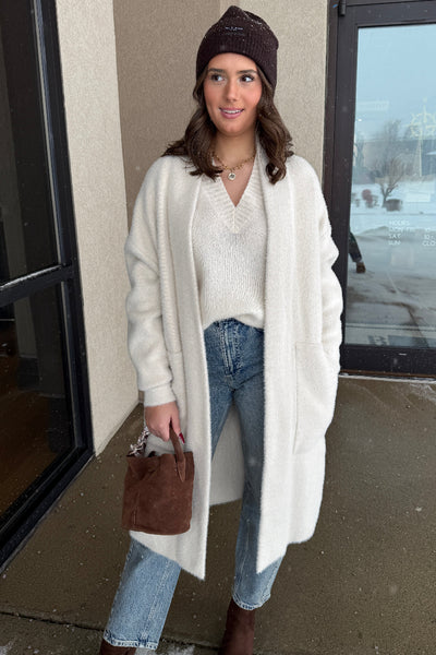 Rails Gisella Wool/Cashmere/Silk Blend Sweater, Ivory