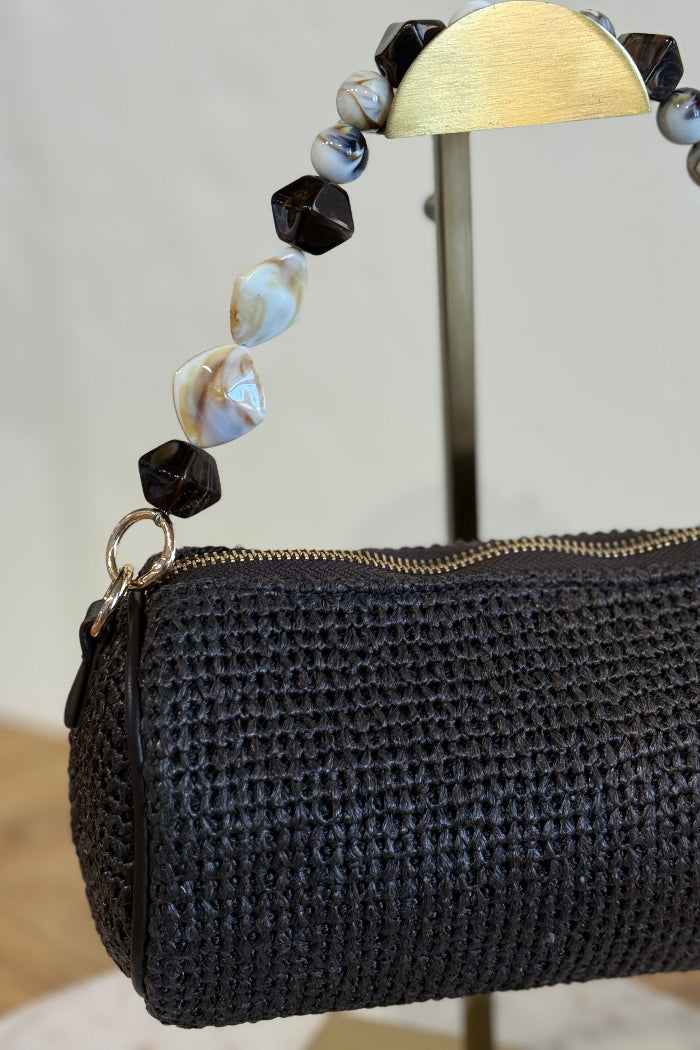 .Coco Rattan Shoulder Bag