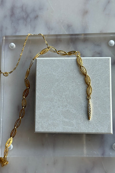 Bronx Lariat Necklace