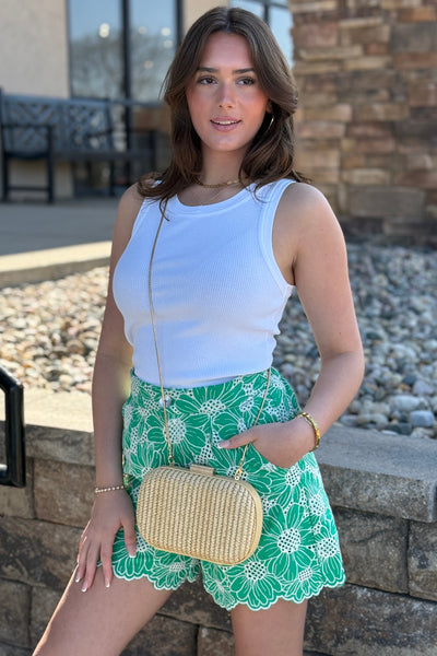 Frankie Eyelet Shorts