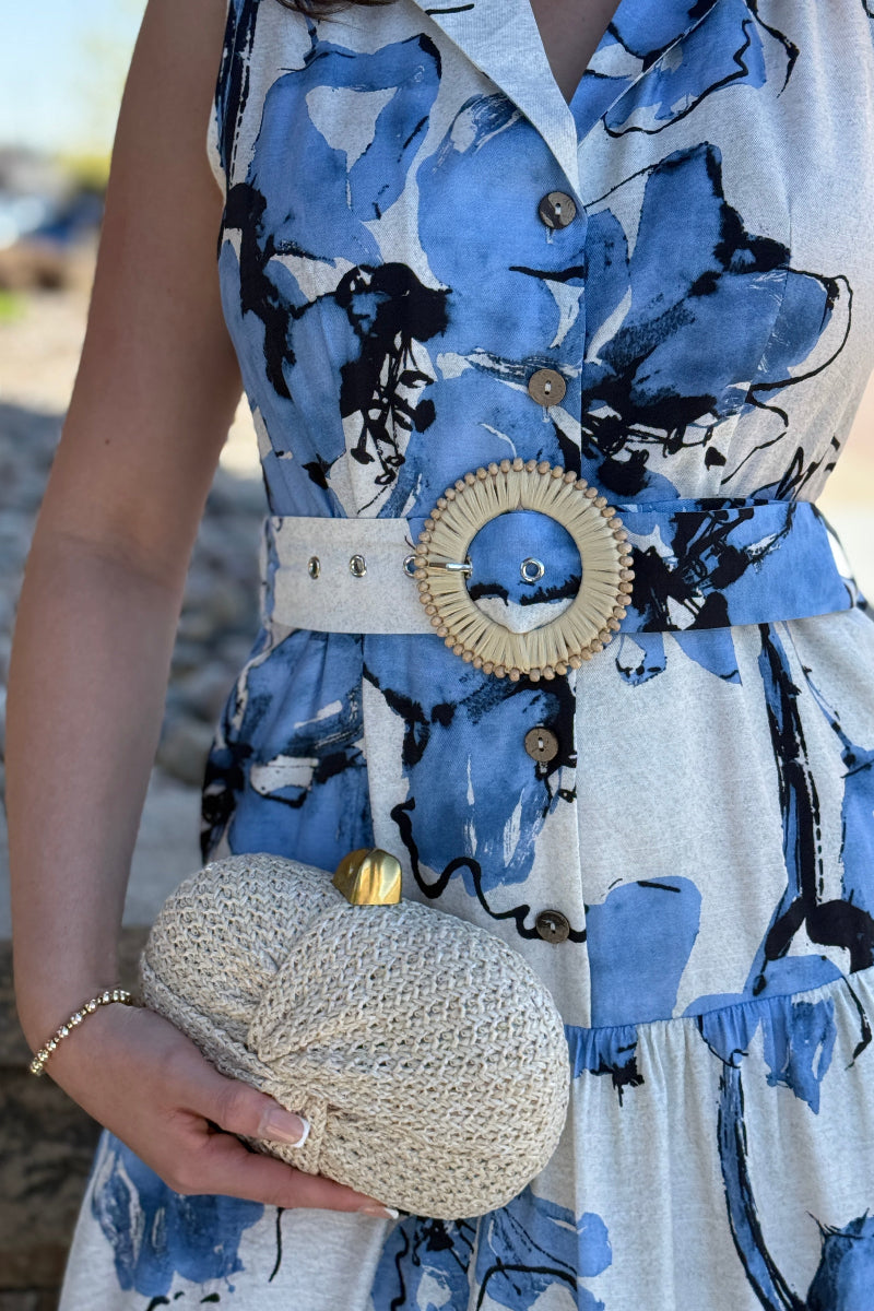 Etta Floral Belted Dress