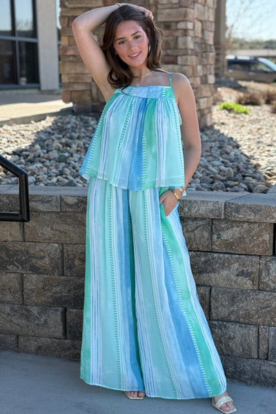 River Summer Stripe Top