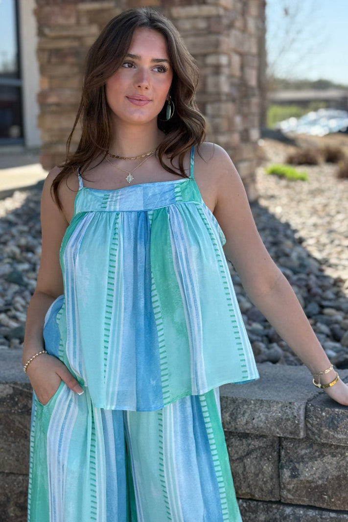 River Summer Stripe Top