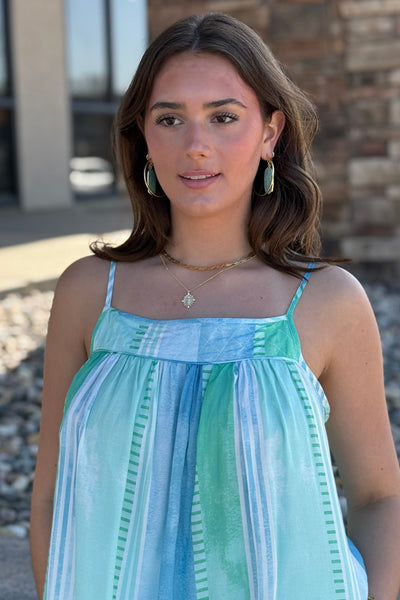 Dallas Gemstone Hoops