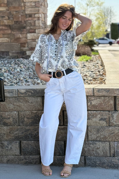 Delphina Printed Top