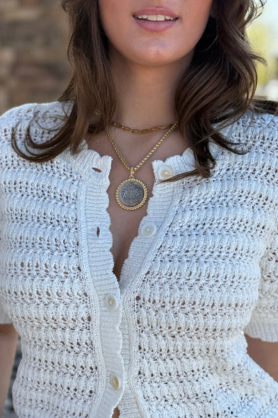 .Royal Crest Coin Pendant