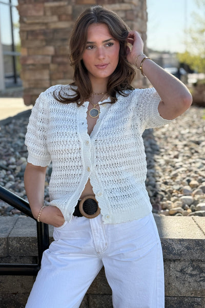 Calista Crochet Cardigan