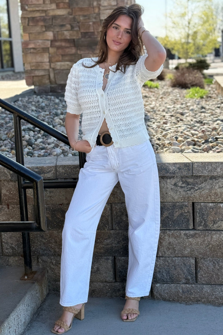 .Calista Crochet Cardigan