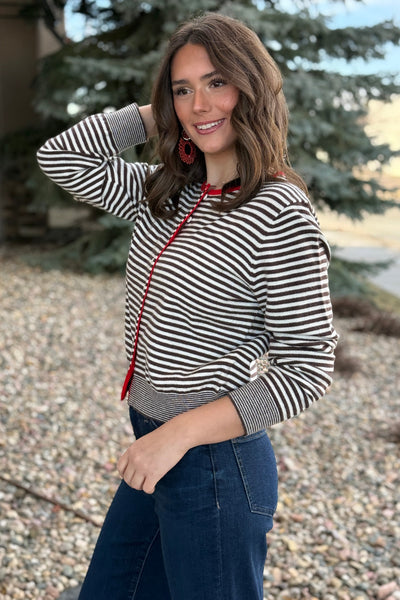 PRE-ORDER Allie Striped Cardigan