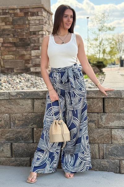 Bianca Graphic Print Pants