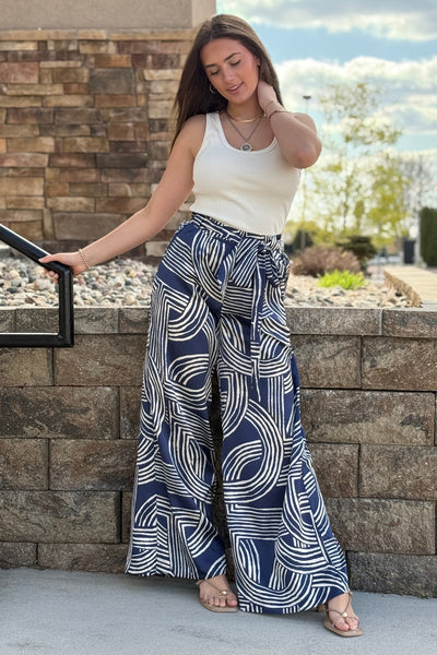 Bianca Graphic Print Pants