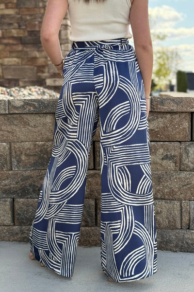 Bianca Graphic Print Pants