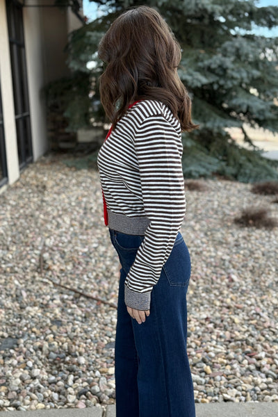 PRE-ORDER Allie Striped Cardigan