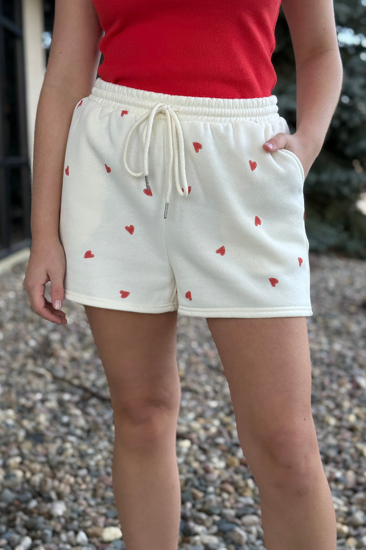 Feel The Love Fleece Shorts