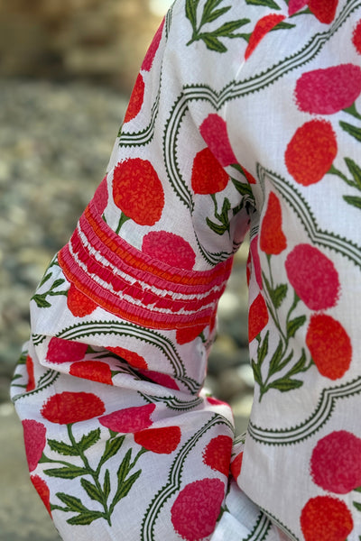 Juno Block Print Button Down