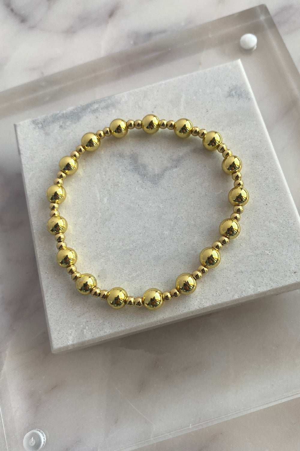 Lucy Beaded Bracelet, Gold