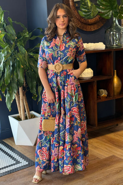 .Kiara Maxi Dress, Multi Floral