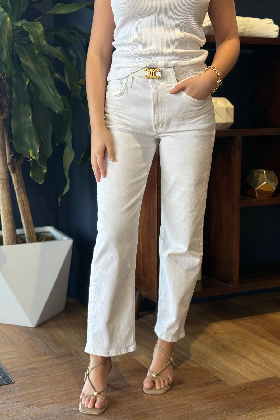 Citizens of Humanity Palma Straight, Soft White