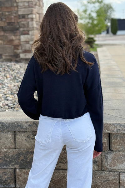 USA Cropped Sweater