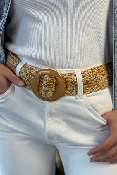 .Woven Belt, Neutral Mix