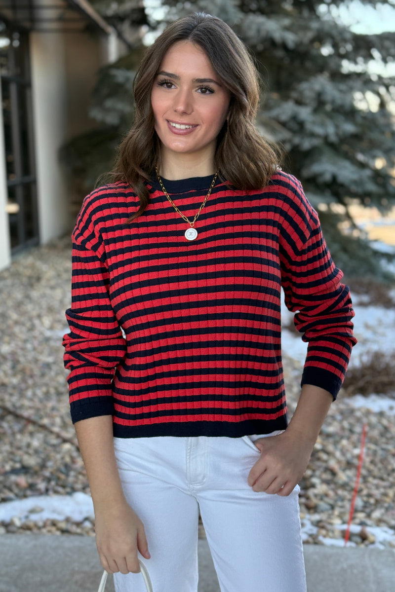 Emily Striped Crew