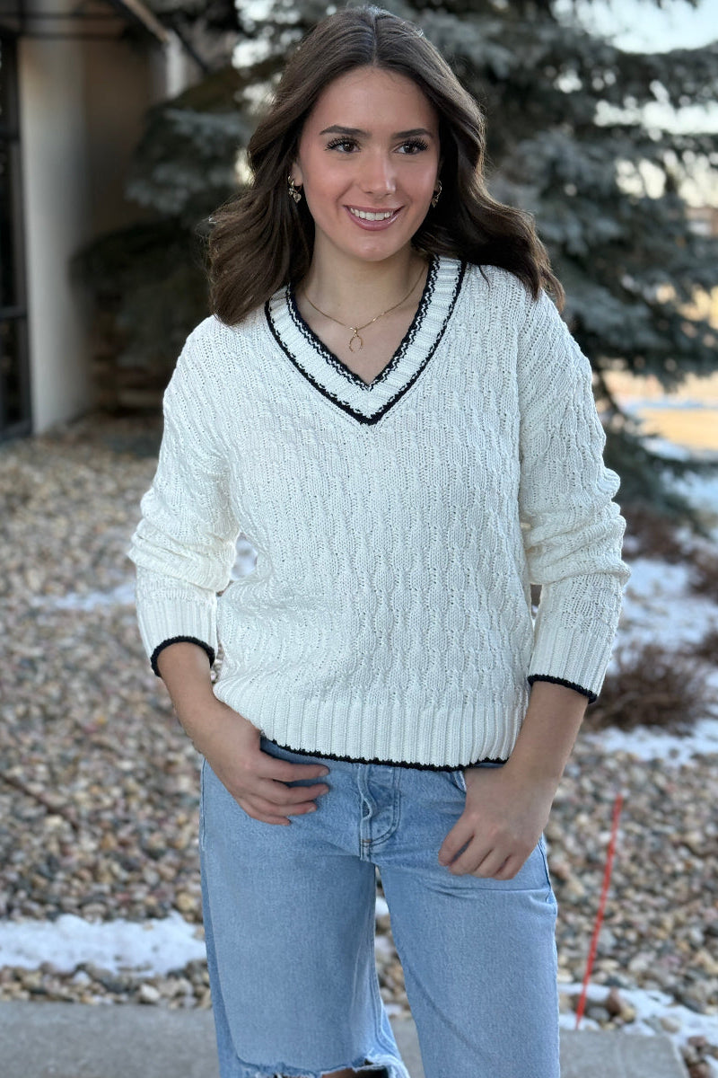 Collins V-Neck Sweater