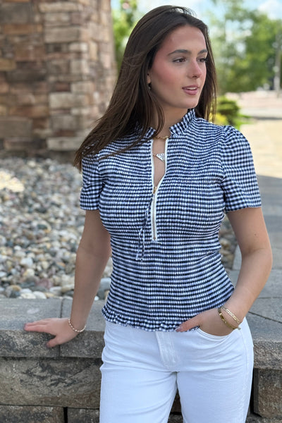 Evie Smocked Top