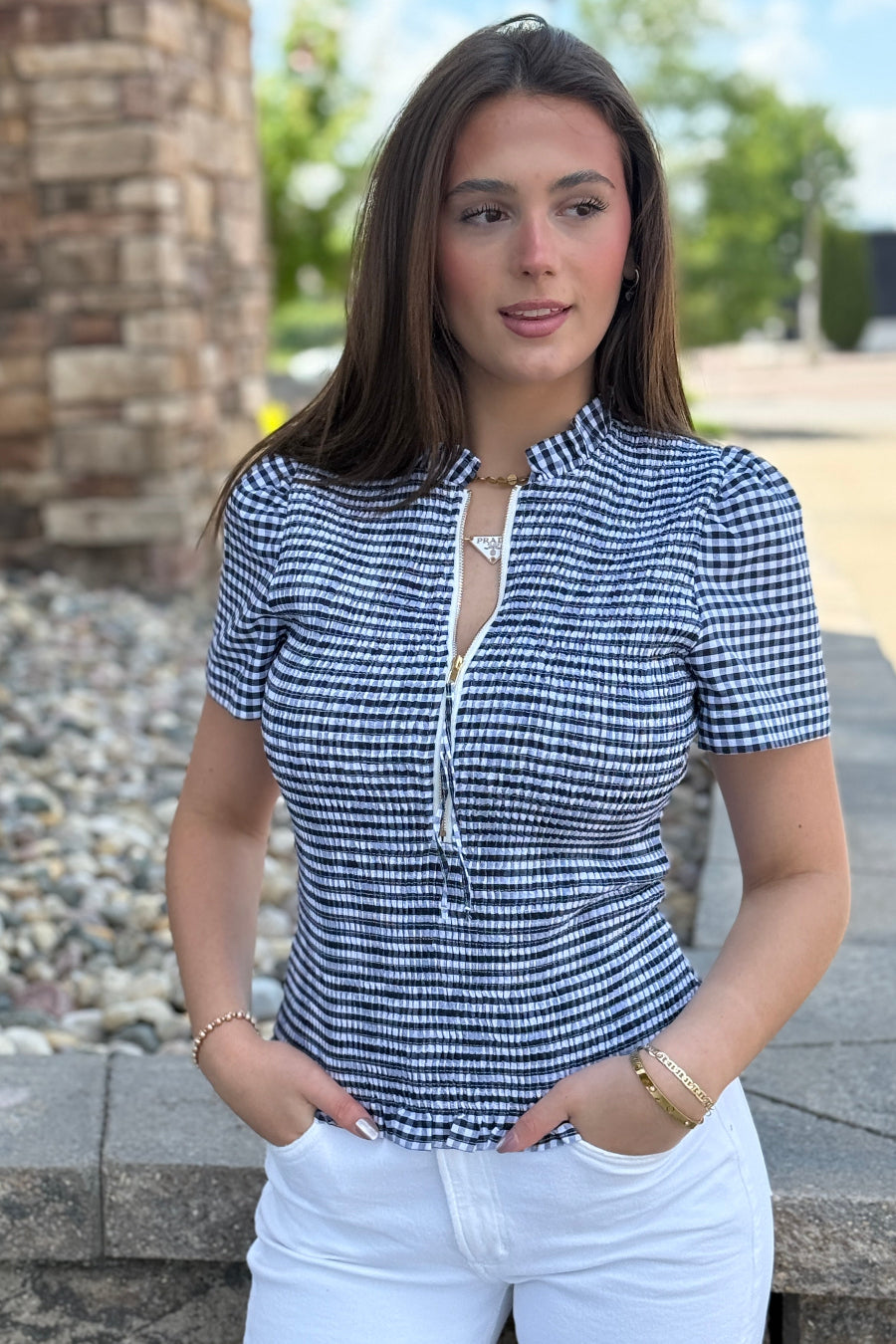 Evie Smocked Top