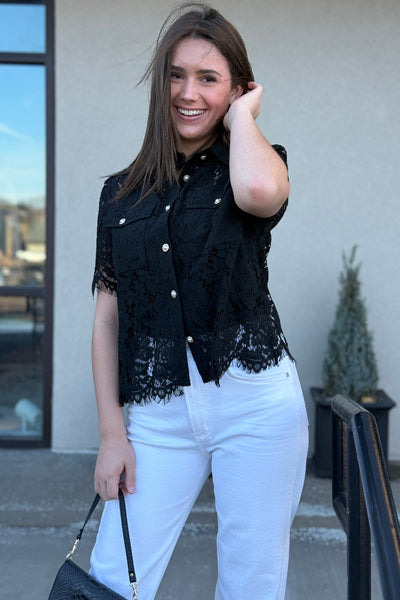 Freya Lace Top - RUST & Co.