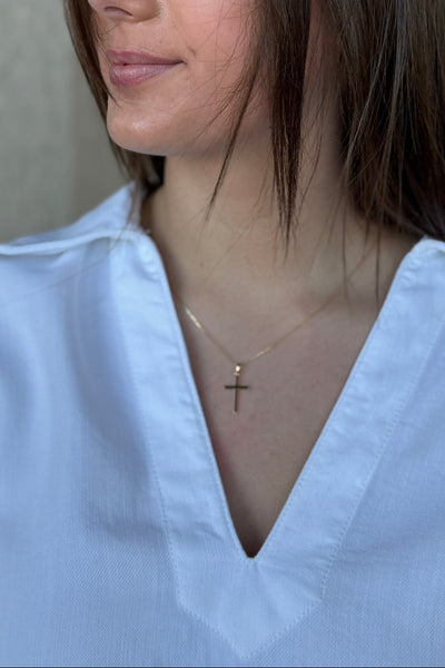 Faith Cross Necklace - RUST & Co.