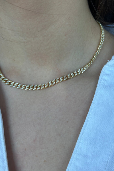 Lux Pavé Chain, 15.5" - RUST & Co.