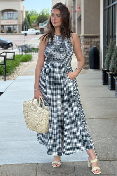 Ava Gingham Dress