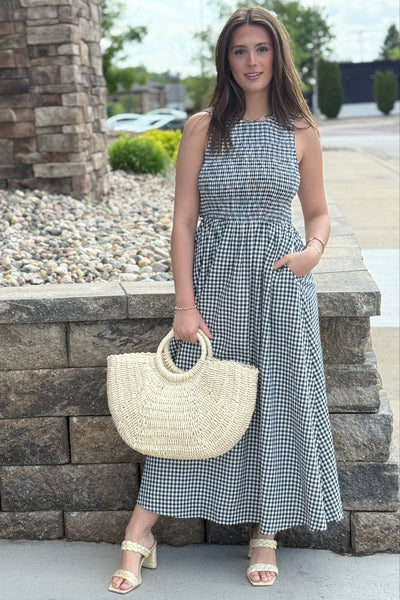Ava Gingham Dress