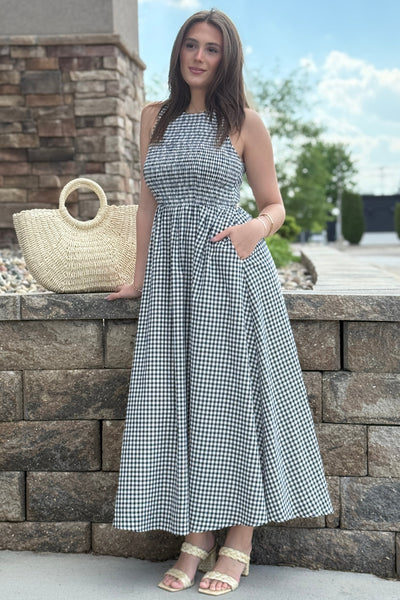 Ava Gingham Dress