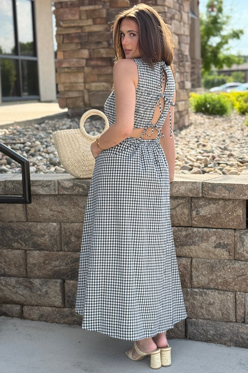 Ava Gingham Dress