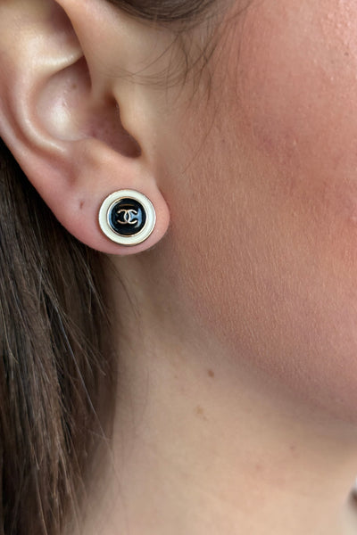 .Designer Min Studs, Black & White - RUST & Co.