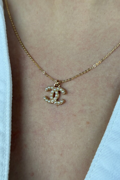 Designer Pearl Charm Necklace - RUST & Co.