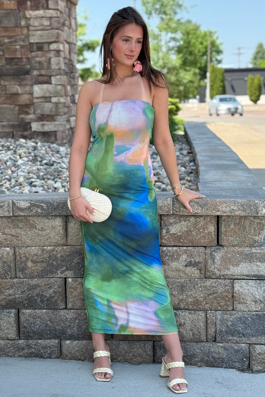 Nola Mesh Tube Dress