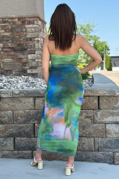 Nola Mesh Tube Dress