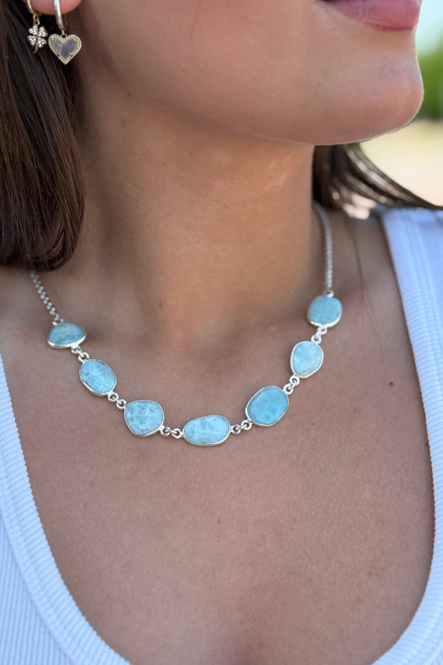 .Amara Semi-Precious Stone Necklace
