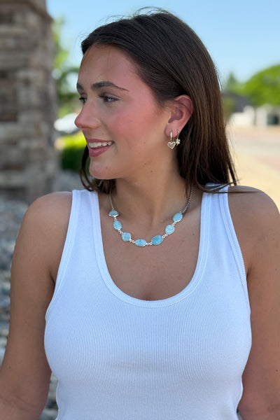 .Amara Semi-Precious Stone Necklace