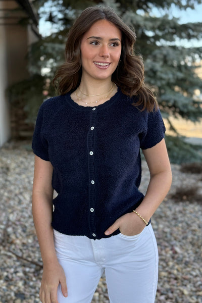 Olivia Button Down Sweater - RUST & Co.