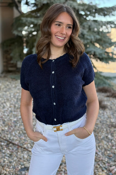 Olivia Button Down Sweater - RUST & Co.